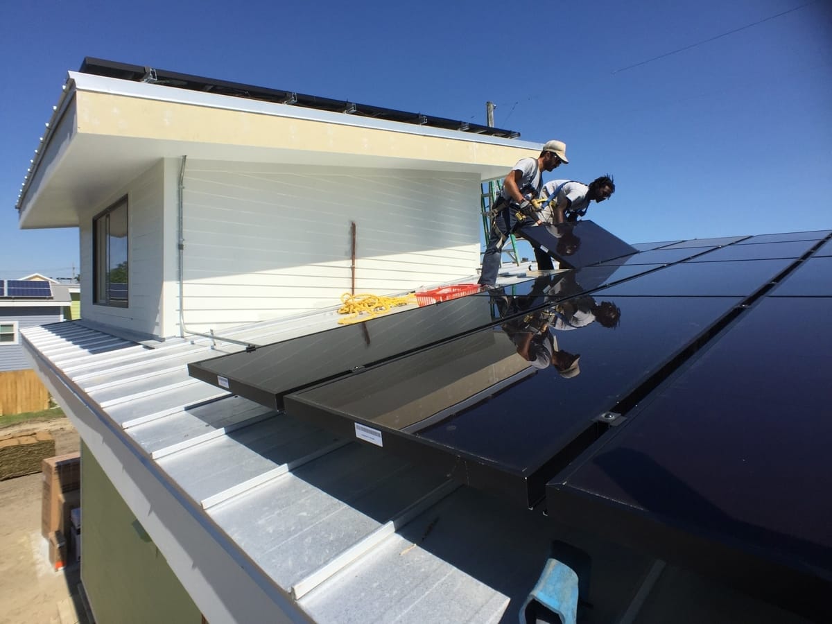 installing solar panels