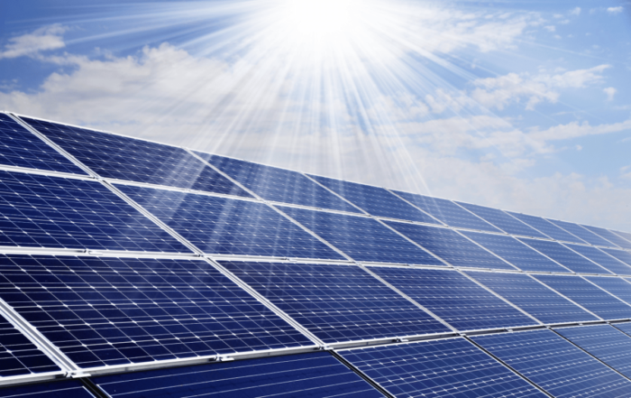 sunny solar panels